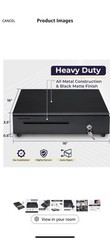 Volcora Cash Register Drawer for Point of Sale POS System with Round Corners …