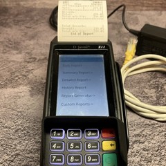 Dejavoo Z11 VEGA3000 Credit/Debt Card Terminal w/AC Power Supply & Network Cable