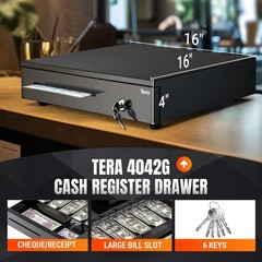 Tera 16 Cash Register Drawer For Point Of Pos System 6 Bill 4 Coin Cash Tray 6