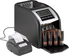 4 Row Automatic Coin Sorter & Counter – Hands-Free Operation