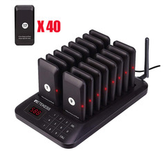 Retekess TD157 Restaurant Pager System Guest Queuing 56 Buzzer Cafe Bar Grill