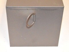 LeFebure Safe Deposit Box, Metal, Drawer *Used* 21- 9/16″ x 4-7/8″ x 4-13/16″