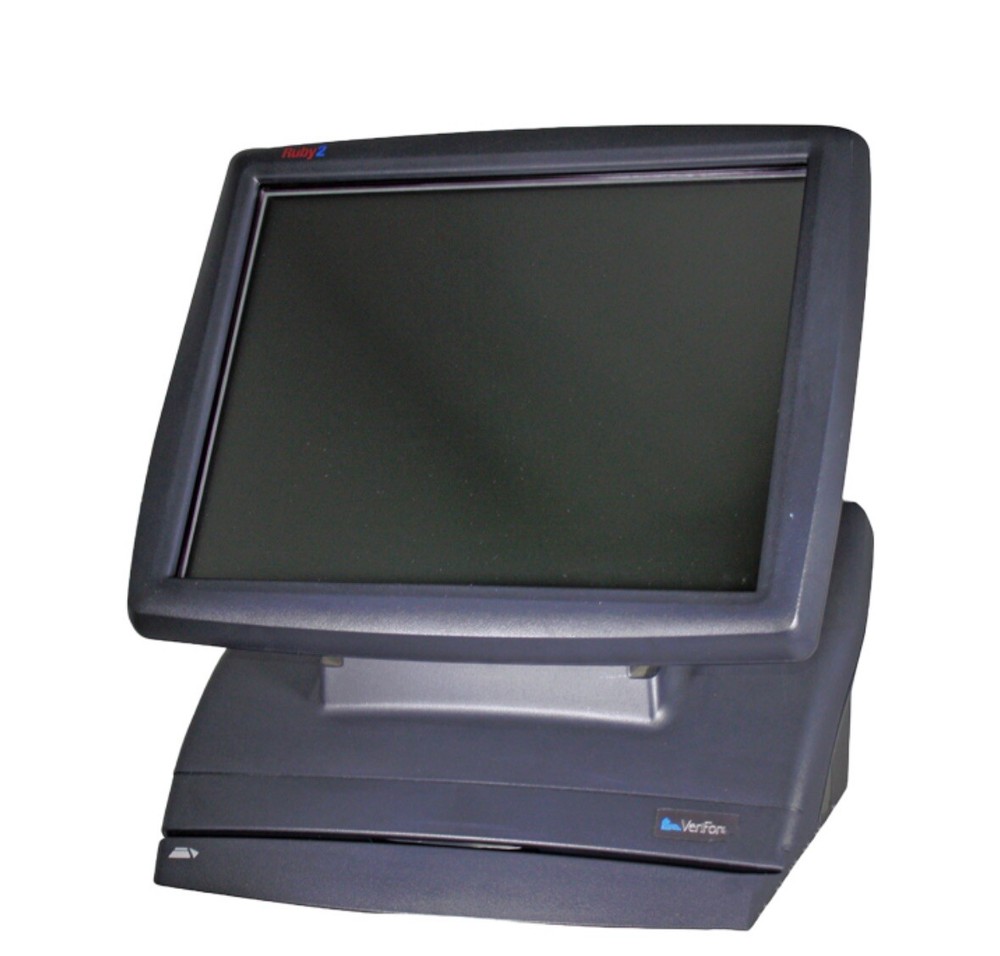 VERIFONE RUBY2 TOUCH SCREEN POS SYSTEM FOR USE WITH COMMANDER & CI..NEW