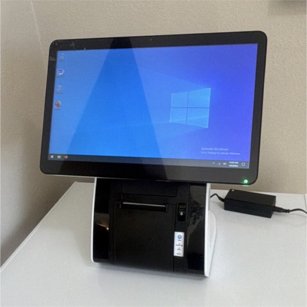 All-in-One Restaurant POS System Touchscreen with Integrated Receipt Printer