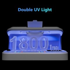 Portable Counterfeit Bill Detector with 8X Magnifying, 2 LED UV Light,