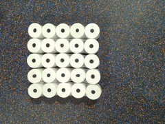 25 Rolls Thermal Receipt Paper 78mm Wide 15mm Core (5 Packs of 5) POS New Sealed