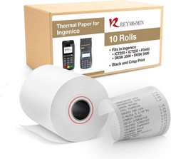 Thermal Paper Rolls for Ingenico Desk 3500, Desk 5000, Move 5000, ICT220
