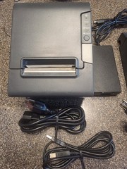 Lot of 5 EPSON TM-T88V M244A Pos USB Thermal Printers 2/5 Have All Cords