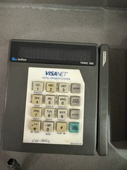 Tranz 380 Credit Payment Card System /w Verifone Printer 250 Set – Used
