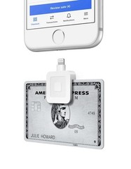 Square Reader For Magstripe Credit Card Scanner Lightning Connector iPhone iPad