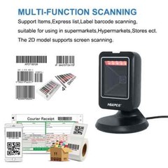 Barcode Scanner 1D/2D All-round Desktop Automatic Sensing Data Matrix Reader