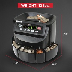 Cassida C200 Professional Coin Counter Sorter Wrapper for 900 Coins BRAND NEW