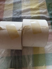 6 Rolls Adding Machine/Cash Register Tape. 2 Rolls Are Double Layer (carbon?)