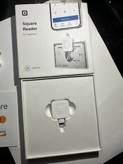 2 3Square Readers for magstripe (with Lightning connector)