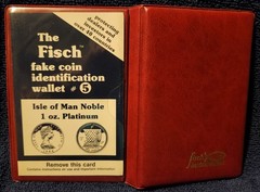Fisch Wallets #1, 2, 3, 4, 5 Verify Genuine Gold Coins Detect Fakes Great Cond
