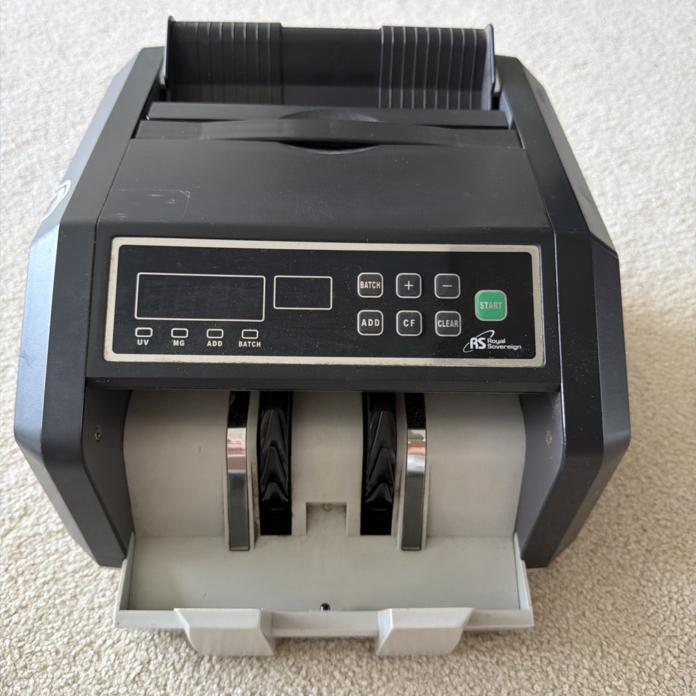 Royal Sovereign RBC-ES200 Bill Counter Cash Counter UV MG Detection (READ)