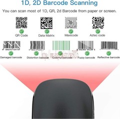 Zebra DS9308-SR00004ZZWW 1D 2D QR Code Desktop USB/RS232 Barcode Scanner w Cable