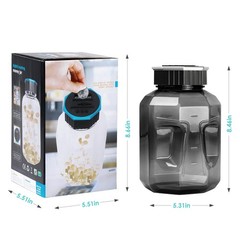 Digital Coin Counting Piggy Bank X-Large 2.4L Capacity with LCD Counter Jar