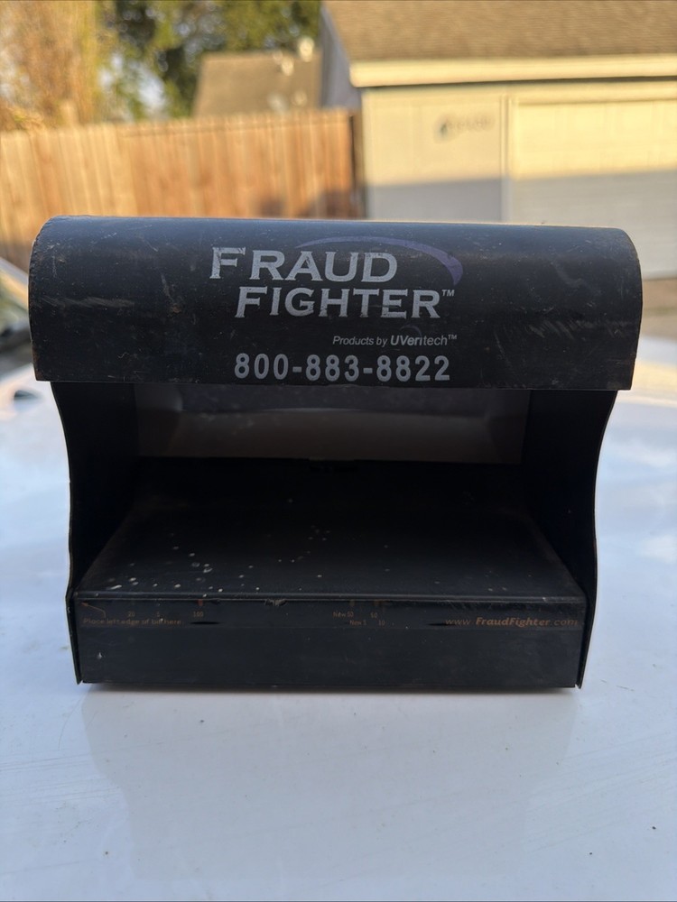 UVeritech Counterfeit Detection Scanner Fraud Fighter Model UV-16