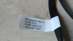 NCR 497-0465037 1432-C337-0007 RJ50 10-pin RS-232 to DB9 Serial Cable Adapter