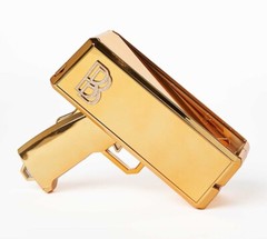 Ben Baller Gold Money Gun 2.0 Iced Out With Ben Baller Bucks/Gloves