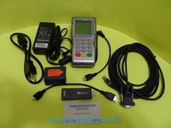 VeriFone VX670 Wireless GPRS/GSM CREDIT CARD TERMINAL RS232 Dongle and PC cable