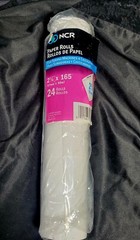 NEW OPEN BOX LOT OF 6 NCR Adding Machine & Calculator Paper Rolls 2 1/4″ x 165′