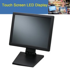 15″ Touch Screen LCD Display Monitor, Touch Screen Cash Register with POS Stand