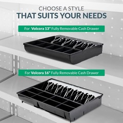 Stainless Steel Cash Drawer Tray – 11.7×10.3 Inch, 4 Bill & 5 Coin Compartment