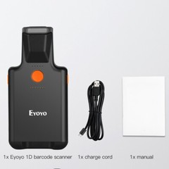 Eyoyo Bluetooth 1D Back Clip Bluetooth Barcode Scanner Portable Barcode Reader