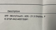 MicroTouch 21.5″ LCD All-In-One System Point Of Sale Computer IC-215P-AA2 POS