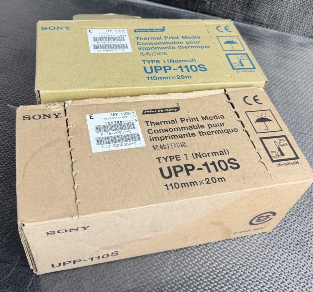 *Qty 2x Boxes/20 Pcs* Sony UPP-110S 10 Units Paper Printer Genuine *Ships Fast*