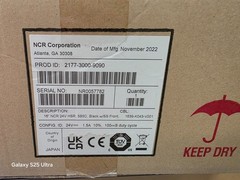 NCR 2177-3000-9090 Electronic Cash Drawer 16″ NCR 24V HSR, 5B5C Black w/SS Front