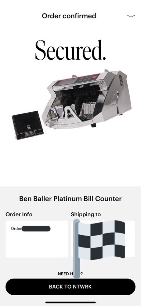 **IN HAND**Ben Baller Platinum Bill Counter – Ready To Ship