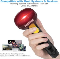 Instant Upload Handheld Barcode Scanner – Connects with Desktop & Mobile Devices