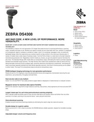 Zebra Symbol 1D 2D Handheld Barcode Scanner Reader USB Kit DS4308-SR00007ZZAP