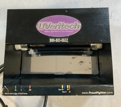 UVeritech UV-16P FRAUD FIGHTER Counterfeit Detection Scanner NS S2C