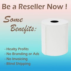 50 Rolls 2 1/4 x 85 Thermal Paper Receipt Rolls 2.25 x 85 ft 55 GSM Premium New