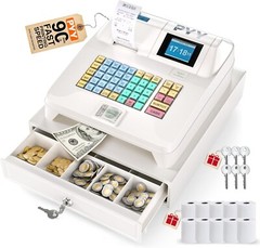 Electronic POS Cash Register with Drawer – PYY 48-Key Dual Display Retail System