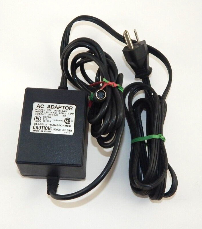 AC Adapter DV241A5 120V 40W Verifone 250 Credit Card Printer Power Adapter