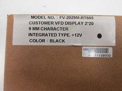 FEC FV-2029M-RT665 CUSTOMER FVD DISPLAY 2×20