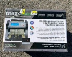 Nadex V1854 Money Counter Fast Bill Detector Counterfeit Detection 1000notes/min