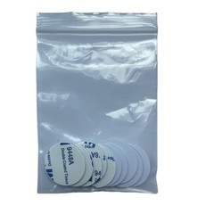 10PCS 25mm 125kHz T5577 Rewritable RFID Coin Tag Adhesive Backed Round Sticke…