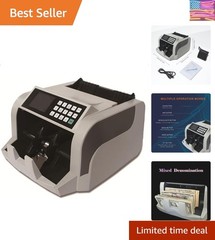 Mix Denomination Money Counter, Value Counting, Back Loading Counting, IMG/WL…