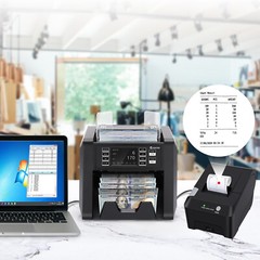 Money Counter Machine Mixed Denomination Bill Value Counting Note Cash Counter