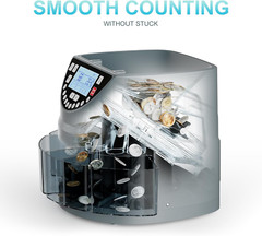 Coin Counter and Sorter with TFT Display – Accurate Sorting Machine for 5 Denomi