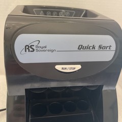 Royal Sovereign Quick Sort Coin Sorter Counter Machine QS-1AC Tested-Works