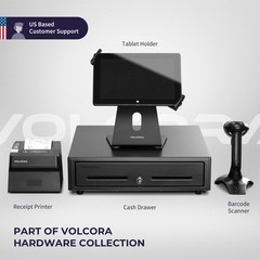 Volcora Thermal Receipt Printer, 80mm USB/Ethernet POS QR Code Printer with A…