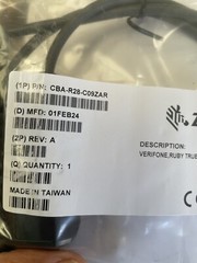 VERIFONE, CBA-R28-C09ZAR – RUBY BARCODE SCANNER RS232 CABLE (9′)…NEW