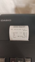 Casio PCR-T500 Electronic Cash Register w/ Operating & Drawer Keys Tested Works!